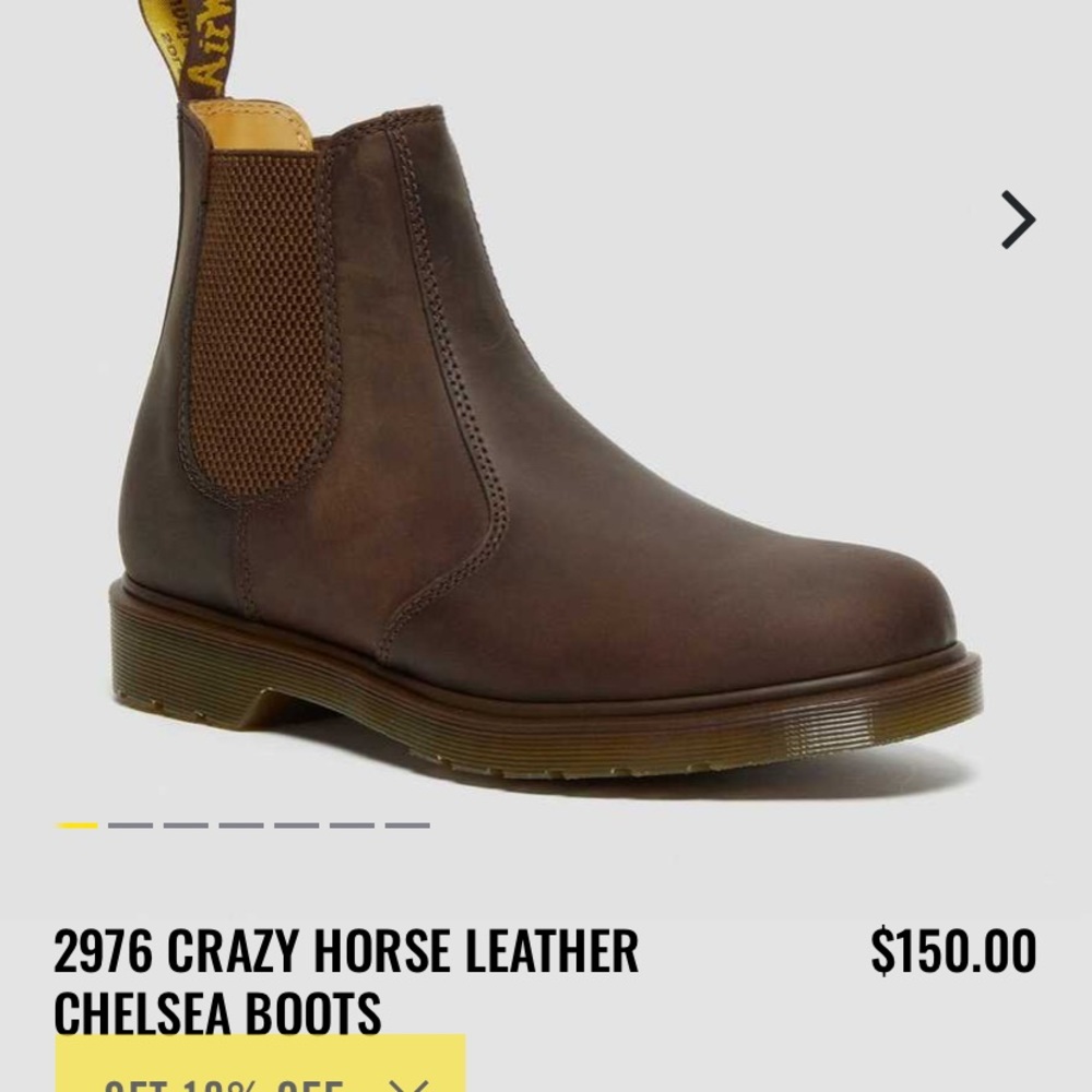 Brown Leather Dr. Martens
